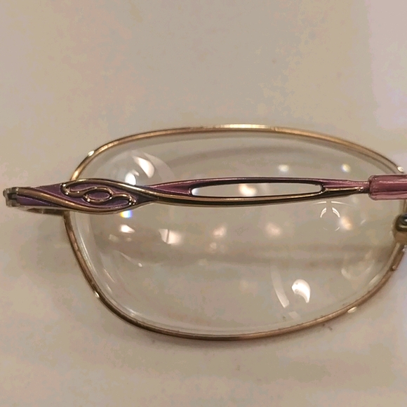 COTE D'AZUR CDA-215 Europa Purple Rose Eyeglasses - Picture 3 of 8